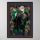HARRY POTTER™ | Anime Draco Malfoy Sitzplatz Poster (Vorne)