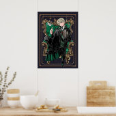 HARRY POTTER™ | Anime Draco Malfoy Sitzplatz Poster (Küche)