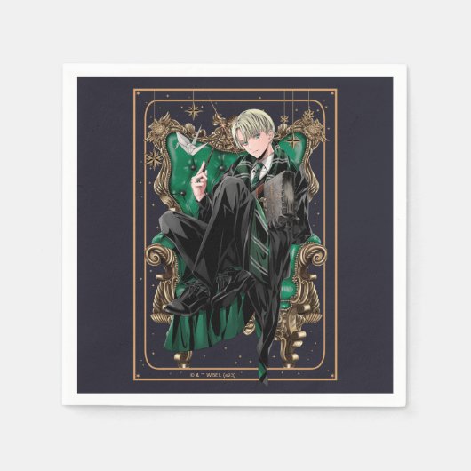 HARRY POTTER™ | Anime Draco Malfoy Sitzplatz Serviette (Vorderseite)