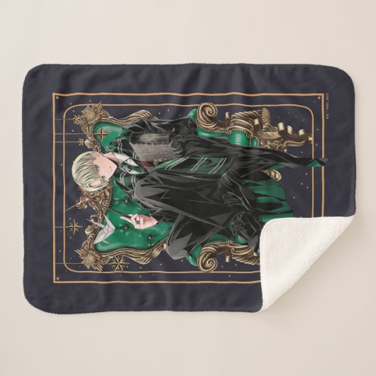 HARRY POTTER™ | Anime Draco Malfoy Sitzplatz Sherpadecke (Vorderseite (Horizontal))
