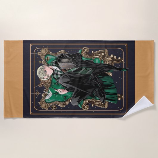 HARRY POTTER™ | Anime Draco Malfoy Sitzplatz Strandtuch (Vorderseite)