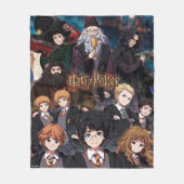 HARRY POTTER™ Anime Ensemble Scene Fleecedecke (Vorderseite)