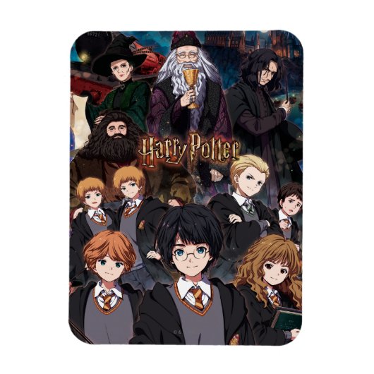 HARRY POTTER™ Anime Ensemble Scene Magnet (Vertikal)