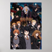 HARRY POTTER™ Anime Ensemble Scene Poster (Vorne)