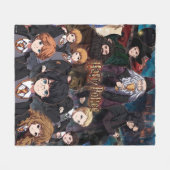 HARRY POTTER™ Anime-Ensemble-Szene Fleecedecke (Vorderseite (Horizontal))