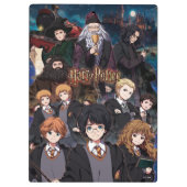 HARRY POTTER™ Anime-Ensemble-Szene Klemmbrett (Rückseite)