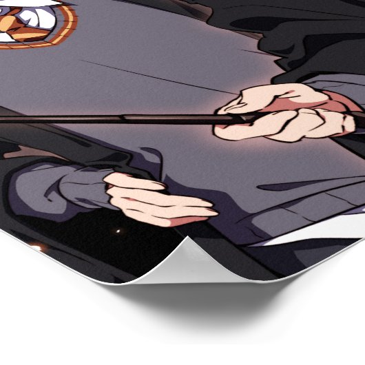 HARRY POTTER™ Anime-Ensemble-Szene Poster (Ecke)