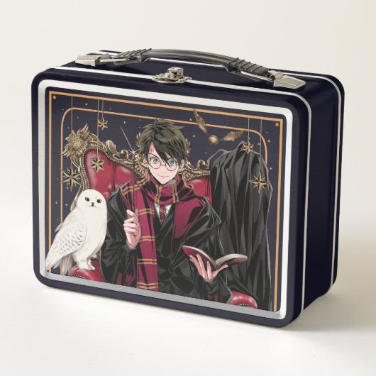 HARRY POTTER™ | Anime HARRY POTTER™ Seated Metall Brotdose (Vorderseite)