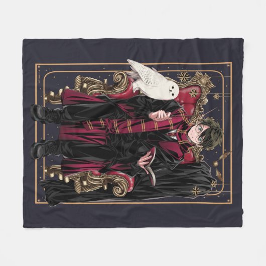 HARRY POTTER™ | Anime HARRY POTTER™-Sitze Fleecedecke (Vorderseite (Horizontal))