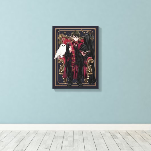 HARRY POTTER™ | Anime HARRY POTTER™-Sitze Leinwanddruck (Insitu (Holzboden))