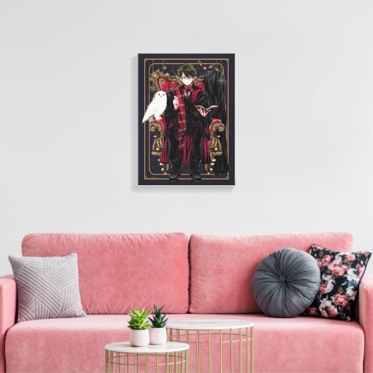 HARRY POTTER™ | Anime HARRY POTTER™-Sitze Leinwanddruck (Insitu (Wohnzimmer))