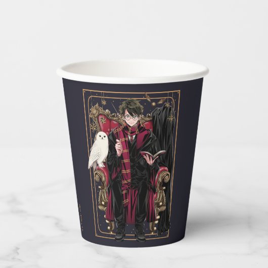 HARRY POTTER™ | Anime HARRY POTTER™-Sitze Pappbecher (Vorderseite)