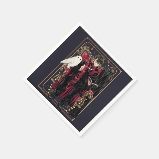 HARRY POTTER™ | Anime HARRY POTTER™-Sitze Serviette (Ecke)