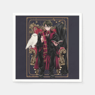 HARRY POTTER™ Anime HARRY POTTER™ Sitzend Serviette