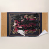 HARRY POTTER™ | Anime HARRY POTTER™ Sitzend Strandtuch (Vorderseite)