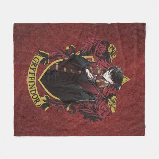 HARRY POTTER™ | Anime HARRY POTTER™ Wappen Fleecedecke (Vorderseite (Horizontal))