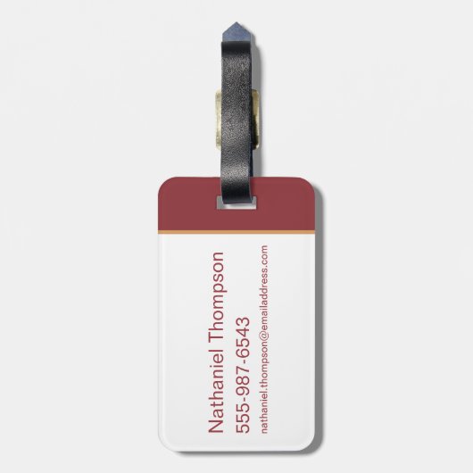 HARRY POTTER™ | Anime HARRY POTTER™ Wappen Gepäckanhänger (Rückseite vertikal)