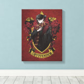 HARRY POTTER™ | Anime HARRY POTTER™ Wappen Leinwanddruck (Insitu (Holzboden))
