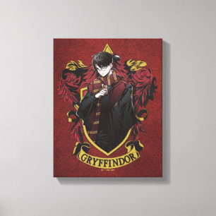 HARRY POTTER™   Anime HARRY POTTER™ Wappen Leinwanddruck