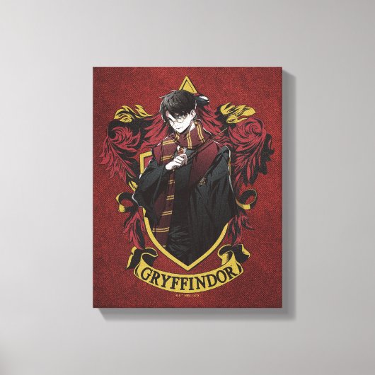 HARRY POTTER™ | Anime HARRY POTTER™ Wappen Leinwanddruck (Vorderseite)