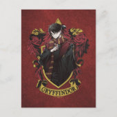 HARRY POTTER™ | Anime HARRY POTTER™ Wappen Postkarte (Vorderseite)