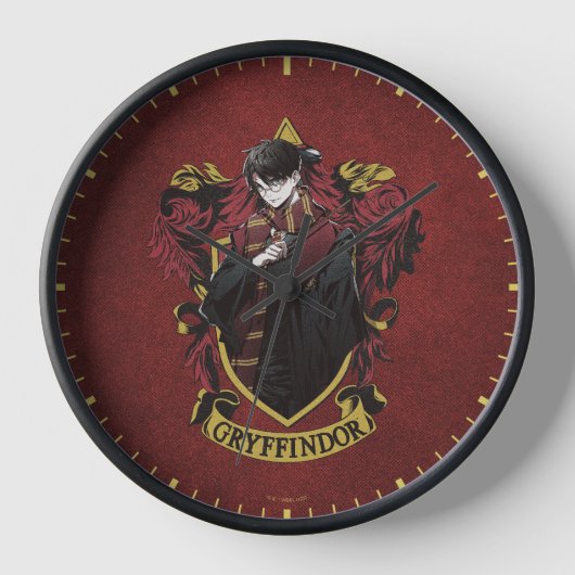 HARRY POTTER™ | Anime HARRY POTTER™ Wappen Uhr (Vorderseite)