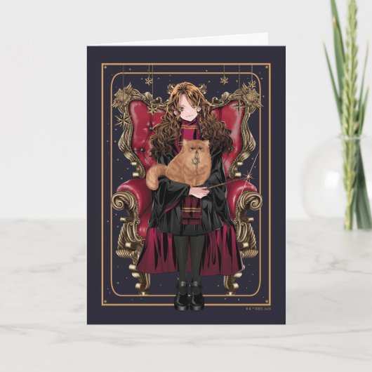 HARRY POTTER™ | Anime Hermione Granger Seated Karte (Vorderseite)