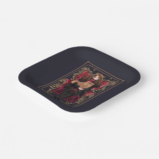 HARRY POTTER™ | Anime Hermione Granger Seated Pappteller (Gewinkelt)
