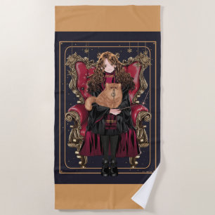 HARRY POTTER™ Anime Hermione Granger Seated Strandtuch