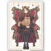 HARRY POTTER™ | Anime Hermione Granger Sitzplatz Aufkleber (Vorderseite)