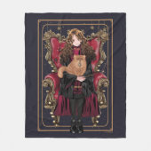 HARRY POTTER™ | Anime Hermione Granger Sitzplatz Fleecedecke (Vorderseite)