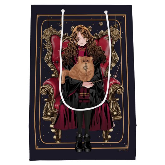 HARRY POTTER™ | Anime Hermione Granger Sitzplatz Mittlere Geschenktüte (Rückseite)