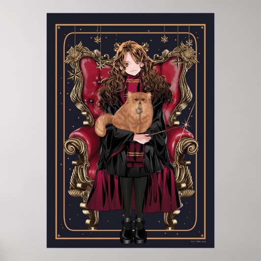 HARRY POTTER™ | Anime Hermione Granger Sitzplatz Poster (Vorne)
