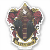 HARRY POTTER™ | Anime Hermione House Wappen Aufkleber (Vorderseite)