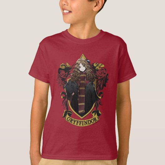 HARRY POTTER™ | Anime Hermione House Wappen T-Shirt (Vorderseite)