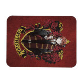 HARRY POTTER™ | Anime Ron Weasley Haus-Wappen Magnet (Horizontal)