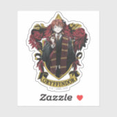 HARRY POTTER™ | Anime Ron Weasley House Wappen Aufkleber (Blatt)