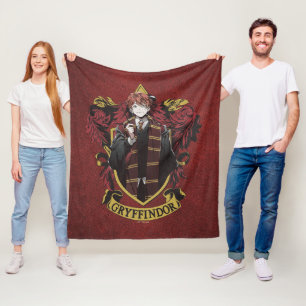 HARRY POTTER™   Anime Ron Weasley House Wappen Fleecedecke