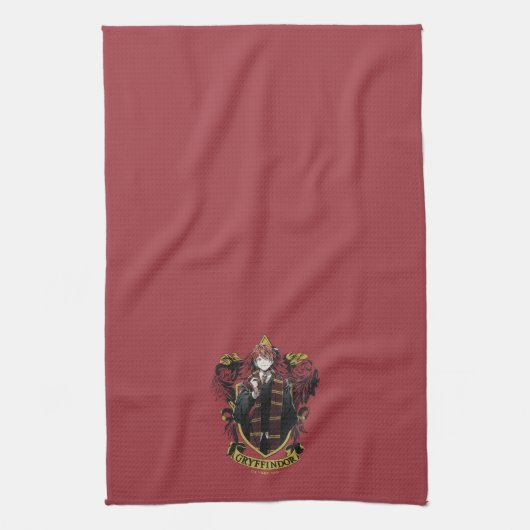 HARRY POTTER™ | Anime Ron Weasley House Wappen Geschirrtuch (Vertikal)