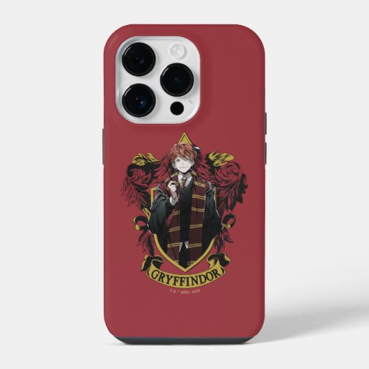 HARRY POTTER™ | Anime Ron Weasley House Wappen iPhone Hülle (Rückseite)