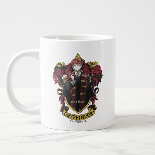 HARRY POTTER™ | Anime Ron Weasley House Wappen Jumbo-Tasse (Links)