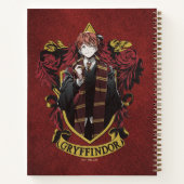 HARRY POTTER™ | Anime Ron Weasley House Wappen Notizblock (Rückseite)
