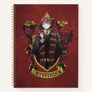 HARRY POTTER™   Anime Ron Weasley House Wappen Notizblock