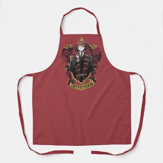HARRY POTTER™ | Anime Ron Weasley House Wappen Schürze (Vorderseite)
