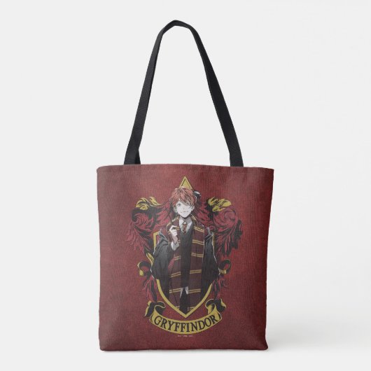 HARRY POTTER™ | Anime Ron Weasley House Wappen Tasche (Rückseite)