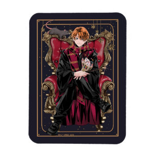HARRY POTTER™   Anime Ron Weasley Sitzplatz Magnet
