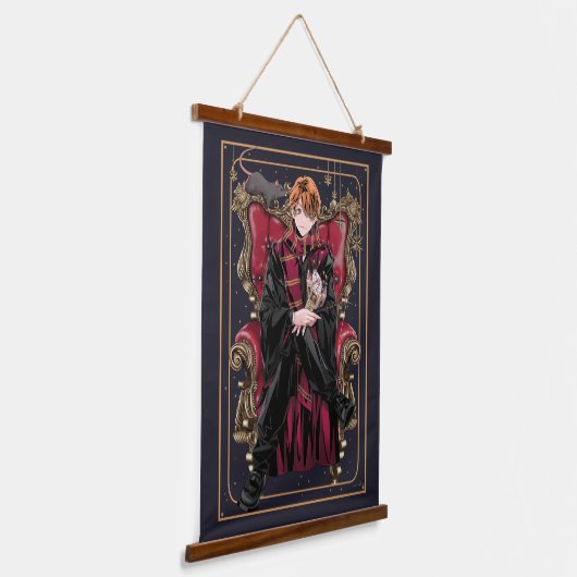 HARRY POTTER™ | Anime Ron Weasley Sitzplatz Wandteppich Mit Holzrahmen (Gewinkelt)