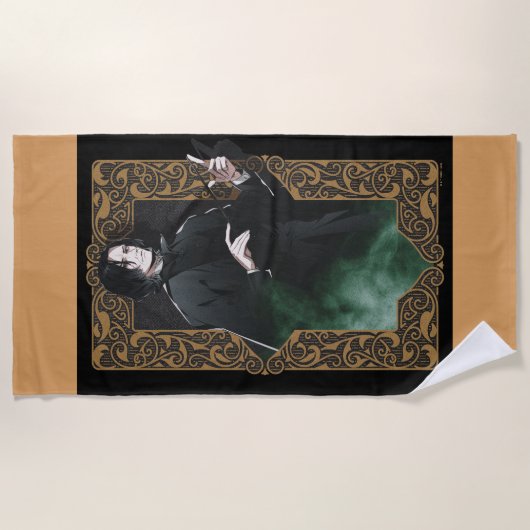 HARRY POTTER™ | Anime Snape Frame Graphic Strandtuch (Vorderseite)