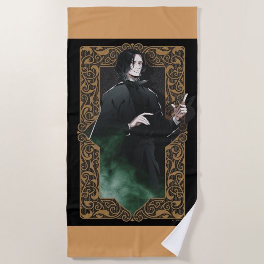 HARRY POTTER™ | Anime Snape Frame Graphic Strandtuch (Vorderseite)