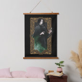 HARRY POTTER™ | Anime Snape Frame Graphic Wandteppich Mit Holzrahmen (Schlafzimmer)